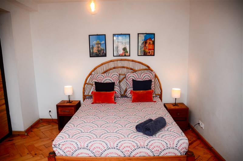 Chambre double lumineuse de la Villa Fotsy
